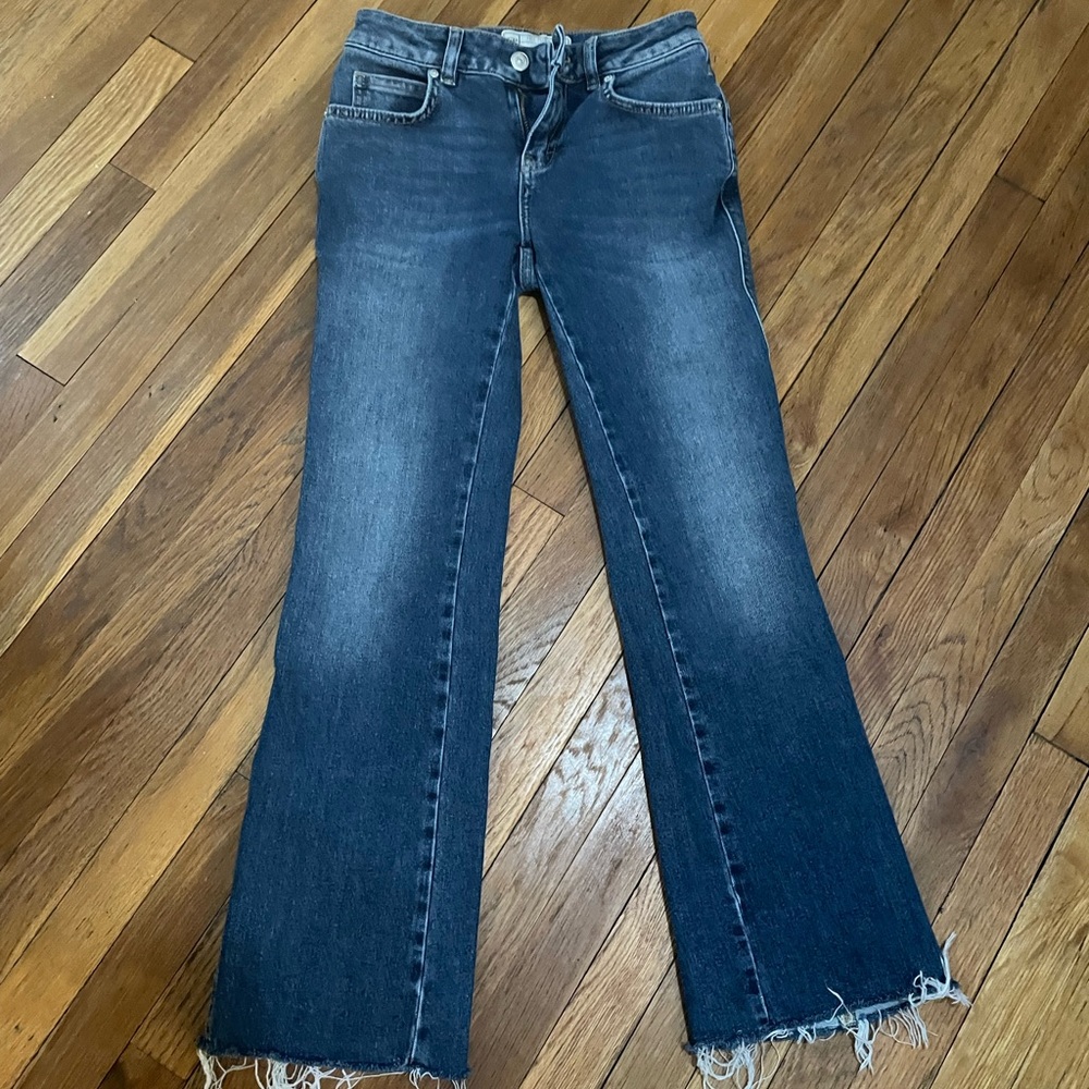 Free People Dark Blue Flare Jeans